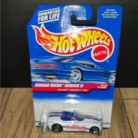 Hot Wheels 1998 Sugar Rush Series II Baby Ruth Dodge Concept Car - Picture 3 of 4